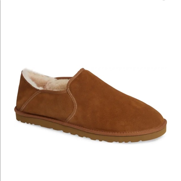 UGG KENTON MENS SLIP ON SHOES CHESTNUT SUADE #10 - Picture 7 of 7